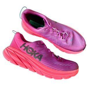 HOKA ONE ONE Rincon 3 Beautyberry Purple Knockout Pink Womens 10B